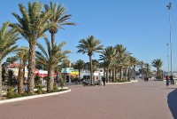 Die "Neue" Promenade am Sandstrand von Agadir