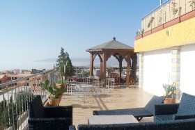 Gästehaus Tamraght - Terrasse mit Meerblick